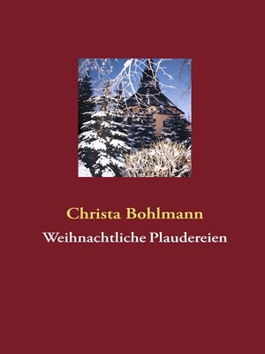 cover image of Weihnachtliche Plaudereien